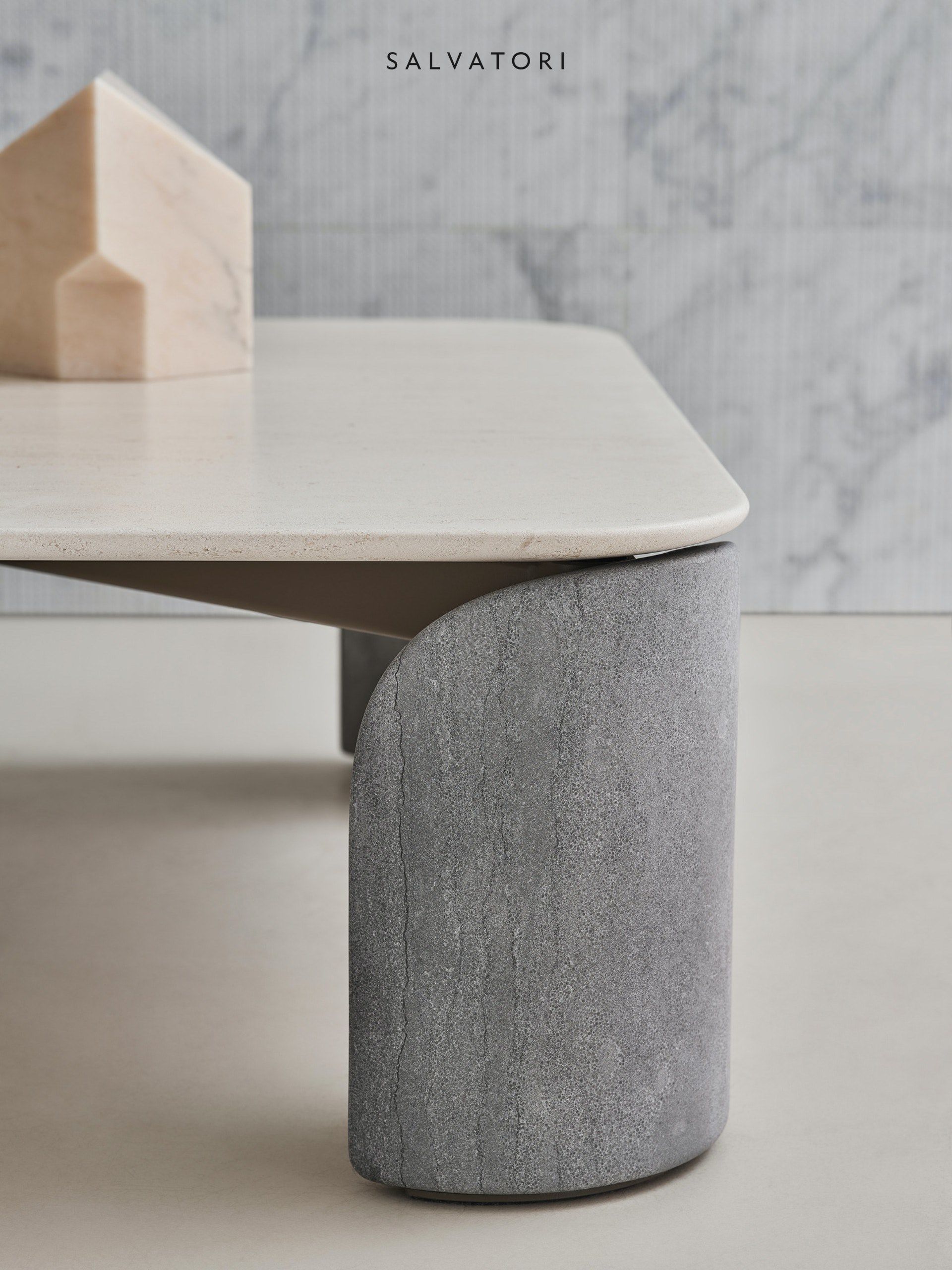 Прямоугольный мраморный журнальный столик Salvatori Taula ARCH-00115606 - Вид №2