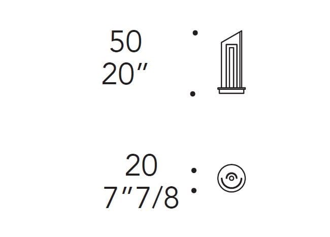 Стеклянная светодиодная настольная лампа REFLEX воздух ARCH-00063823 - Вид №2