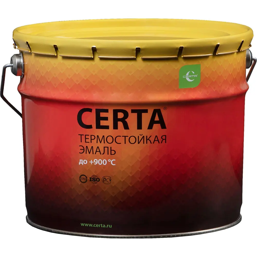 Эмаль по ржавчине Certa термостойкая цвет коричневый 10 л 82213267 STLM-2138848 
