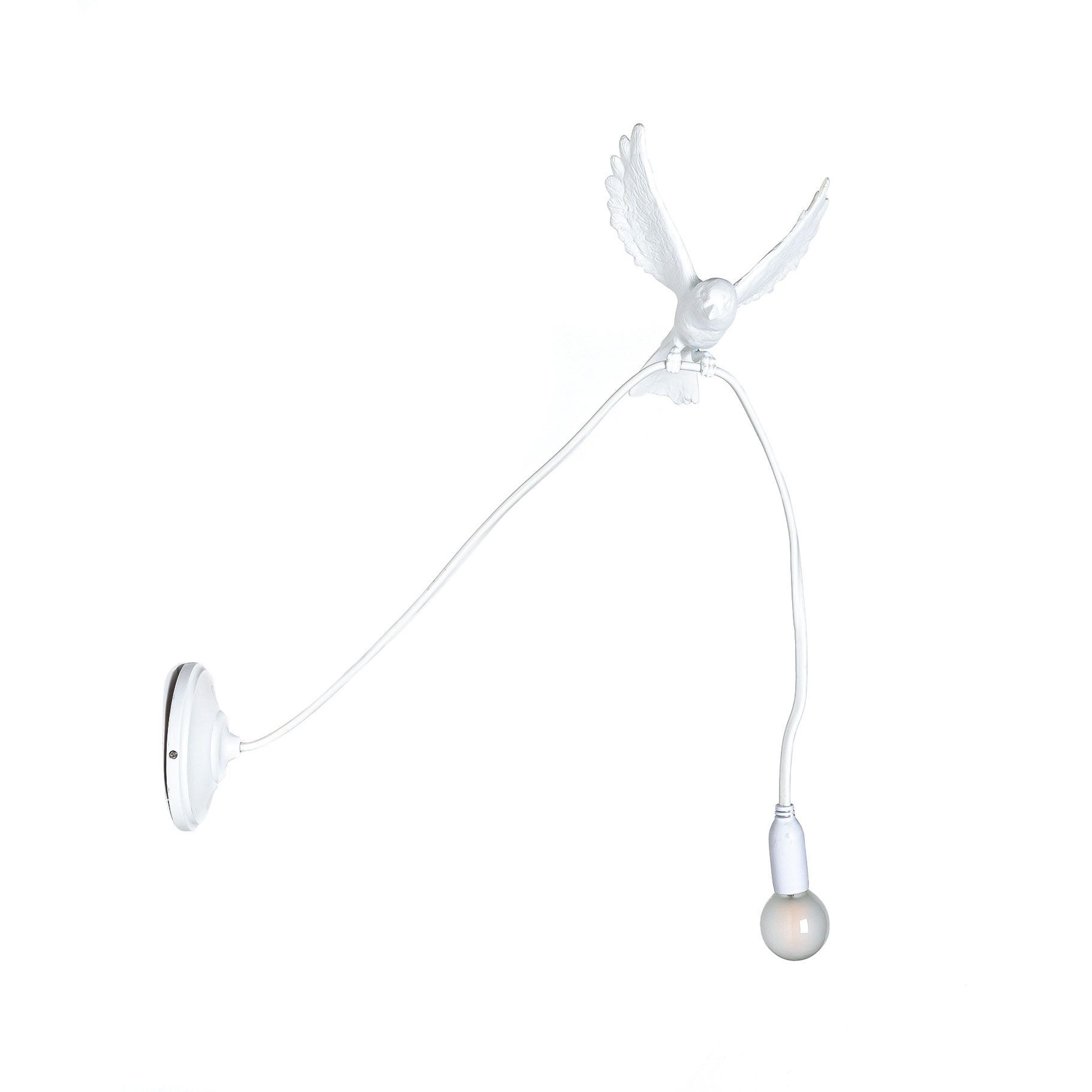 Светодиодный настенный светильник из смолы Seletti Sparrow Lamp ARCH-00095035 - Вид №1