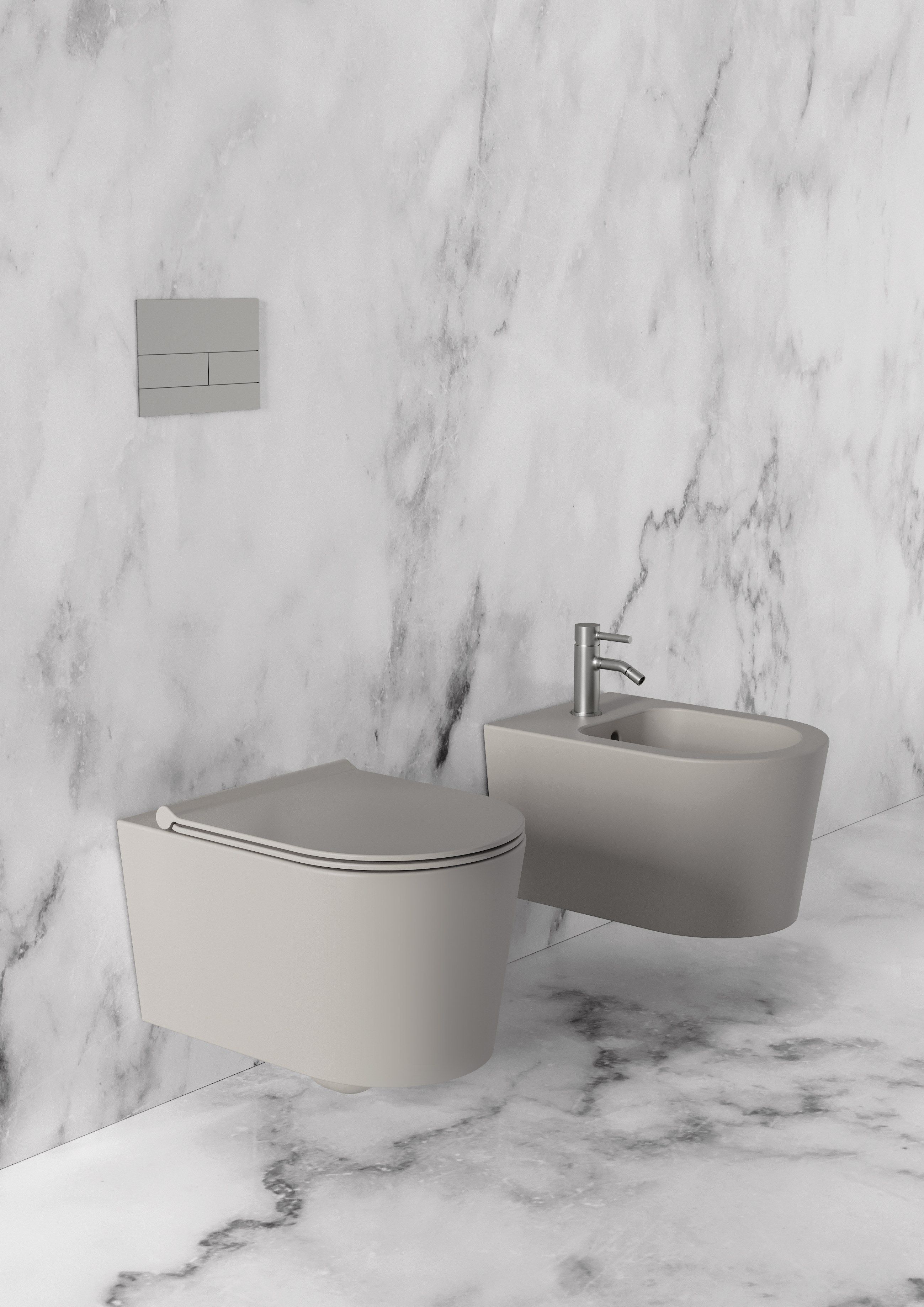 Керамическое подвесное биде Alice Ceramica Форма ARCH-00131899 - Вид №4