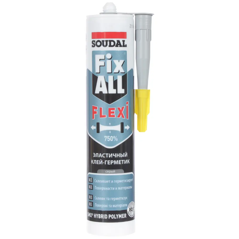 Клей-герметик Fix all classic цвет серый 290 мл 81963575 STLM-2067243 Soudal 