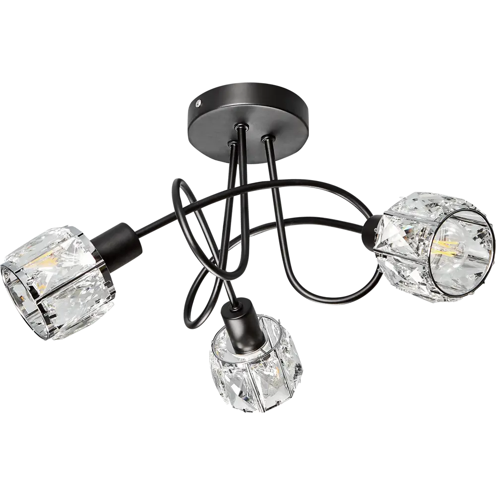 Люстра De City Акцент - современный потолочный светильник с тремя плафонами 88038459 STLM-0915620 - Вид №2