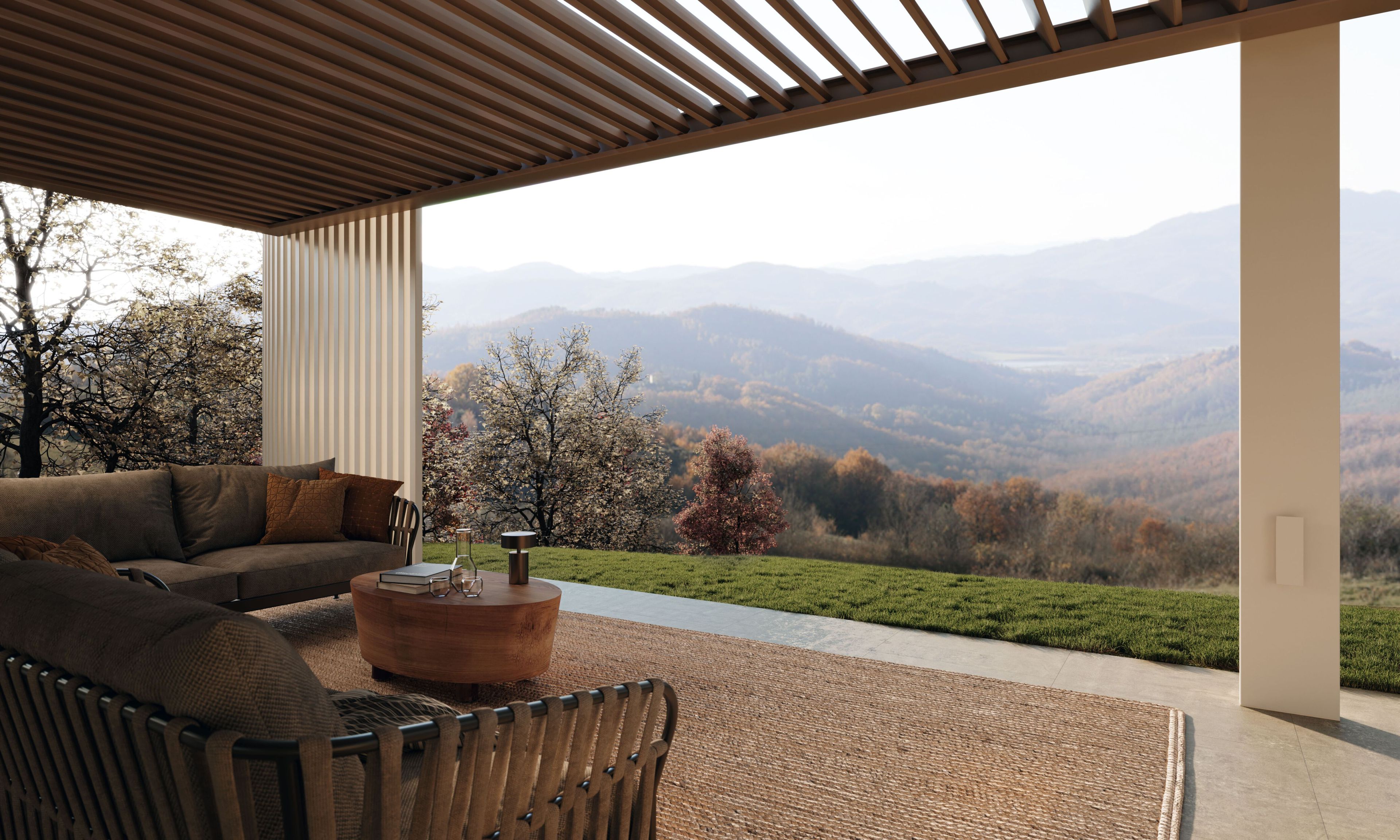 Пергола из алюминия и стекла с подсветкой BT Group новая арка ARCH-00090862 - Вид №4