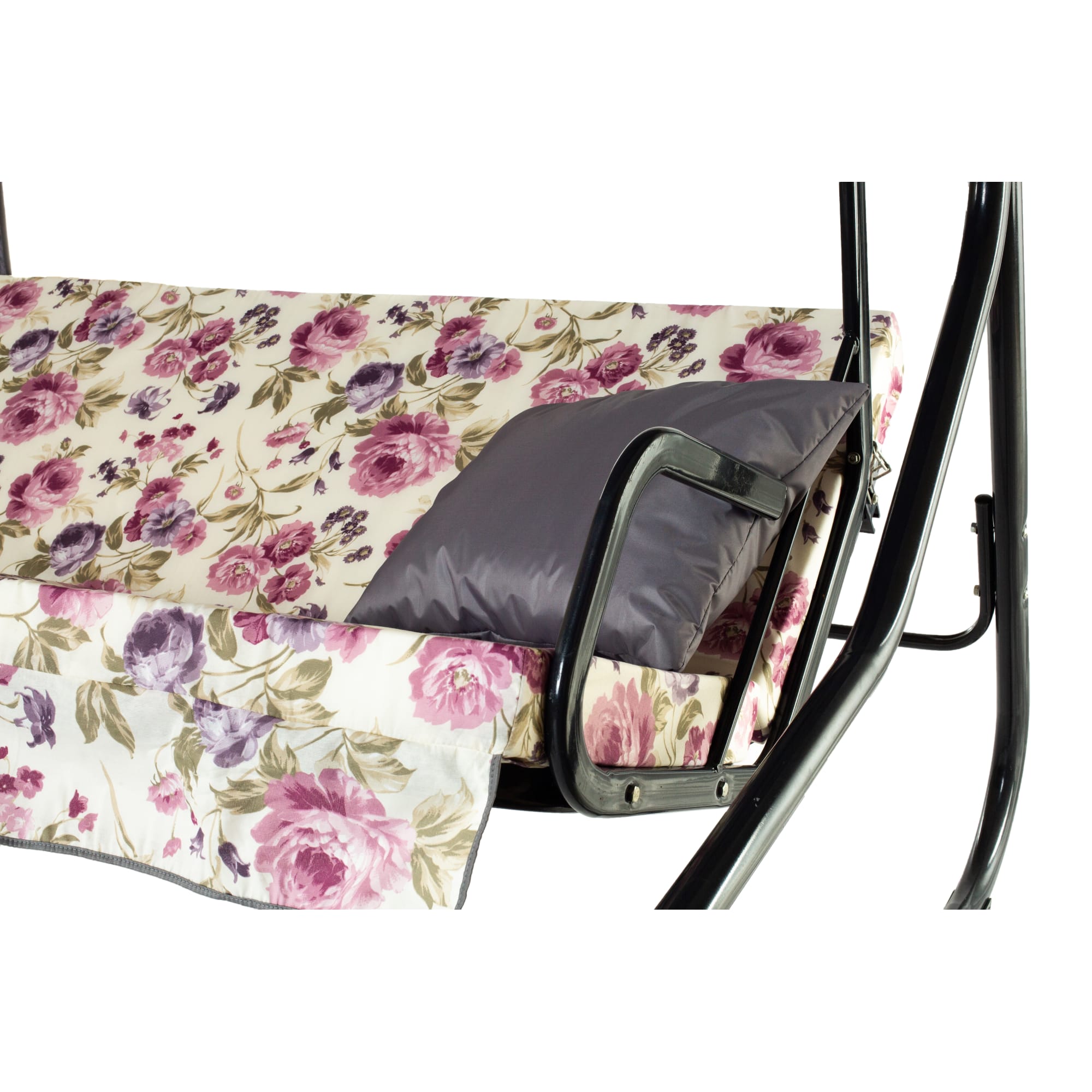 82492358 Качели садовые Наварра 3-х местные (до 250 кг) серый/ бежевый Santreyd  - Вид №1