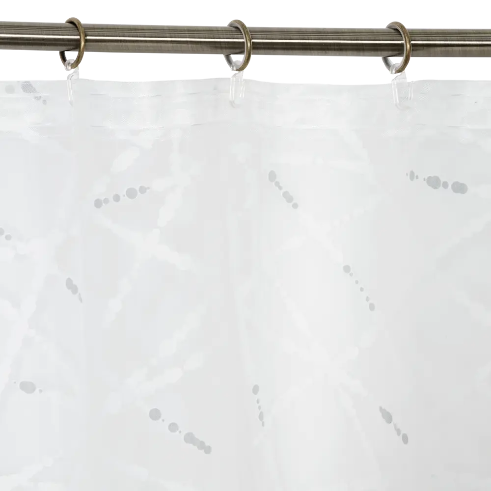 Тюль на ленте «Капель» 250x280 см цвет белый GARDEN STLM-2116648 - Вид №5