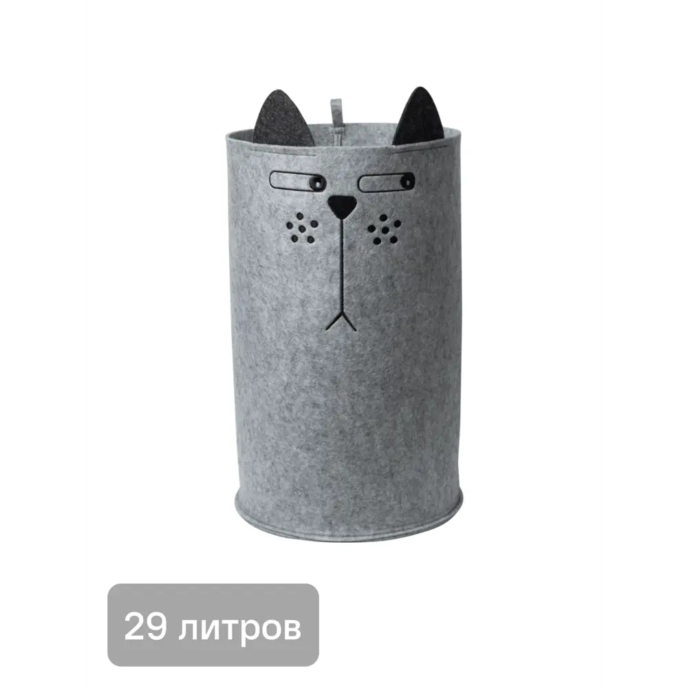 Органайзер для хранения Корзинка Funny Котяра 30х30х48см 29л Eva Santreyd STLM-2169321 - Вид №1