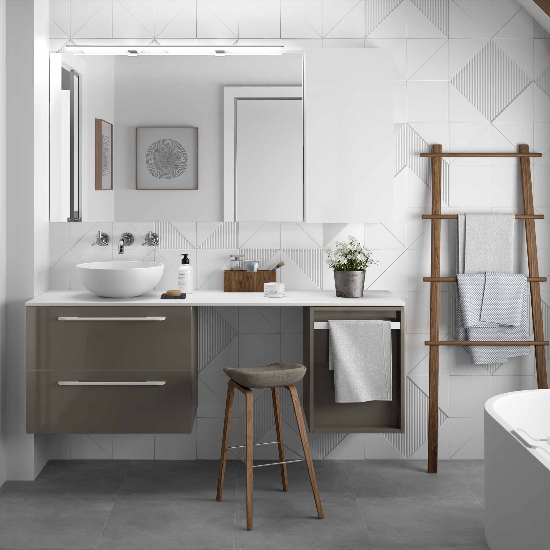 26536 SALGAR Раковина BOL SOLID SURFACE d 390 x 140 мм - Вид №3