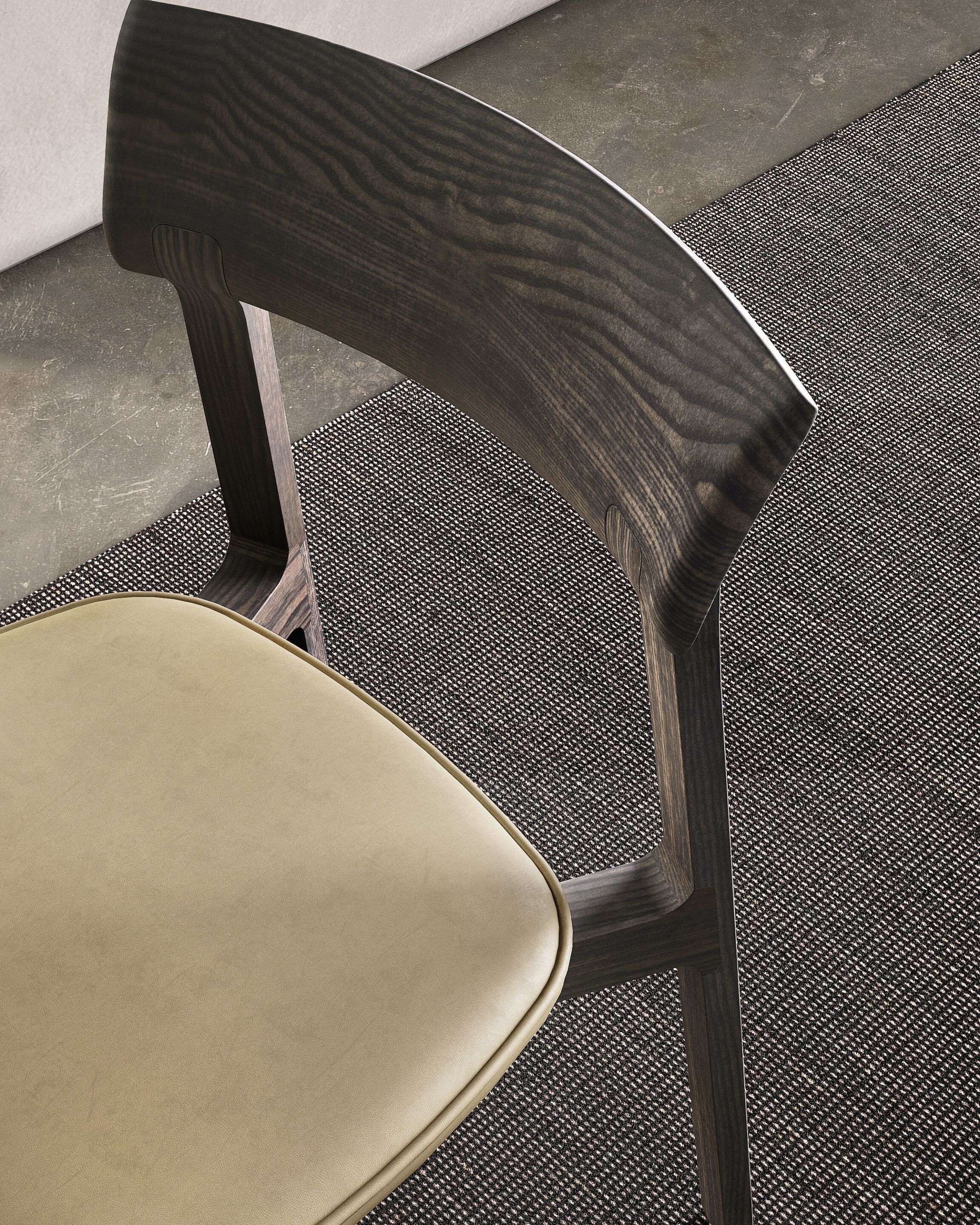 Деревянный стул с мягким сиденьем District Eight Collette ARCH-00111677 - Вид №4