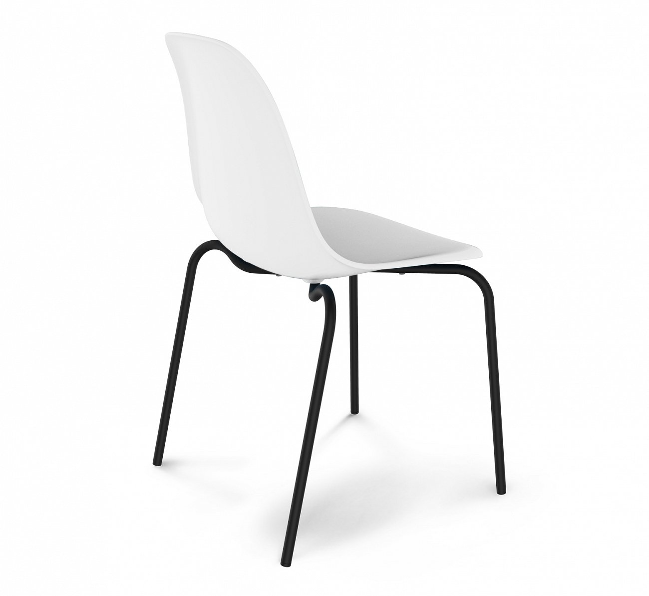 Стул DSR Белый S30 (eames style) SHEFFILTON ДИЗАЙНЕРСКИЕ, EAMES STYLE 015567 Белый  - Вид №2