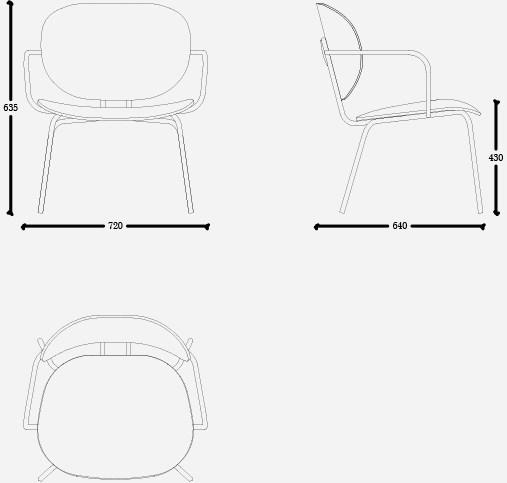 ONDARRETA Стул стальной с подлокотниками с кожаной подушкой Hari sun-id-1358913 - Вид №6