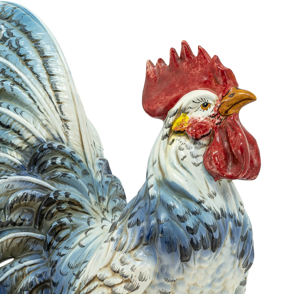 600931-83 ABHIKA ПЕТУХ БОЛЬШОЙ (ШИРОКИЙ ХВОСТ) LT.BLUE  - Вид №1