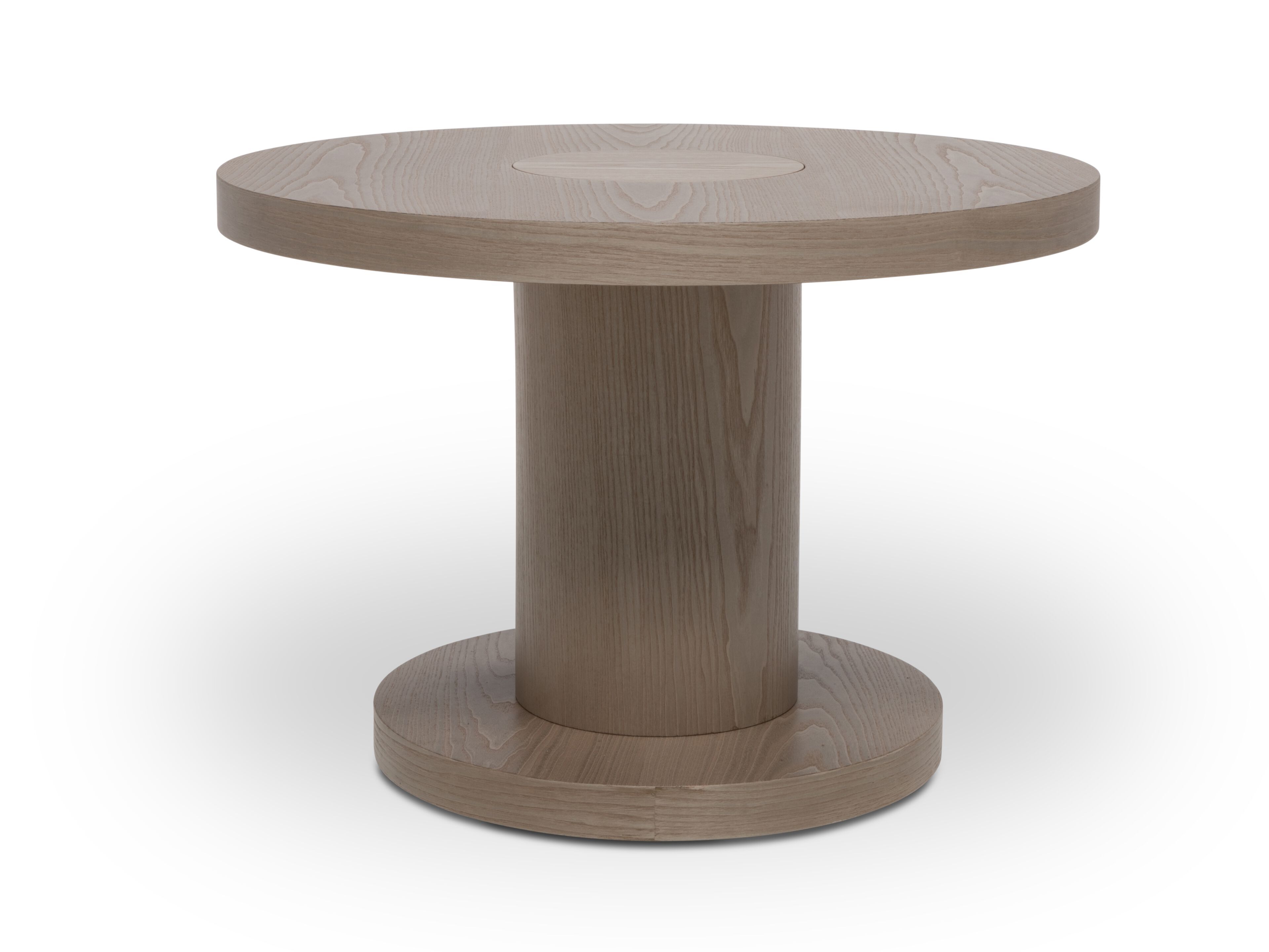 Круглый журнальный столик из ясеня Natuzzi Italia храм ARCH-00098783 - Вид №1