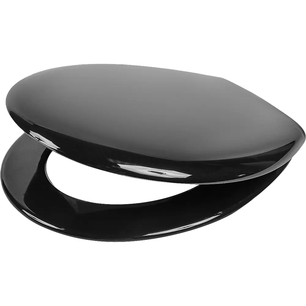 Сиденье для унитаза Sensea Essential цвет чёрный 82264835 STLM-2044803 - Вид №1