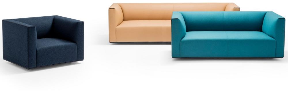 Andreu World Кресло из ткани с подлокотниками Grand raglan Bu2114 - Вид №2