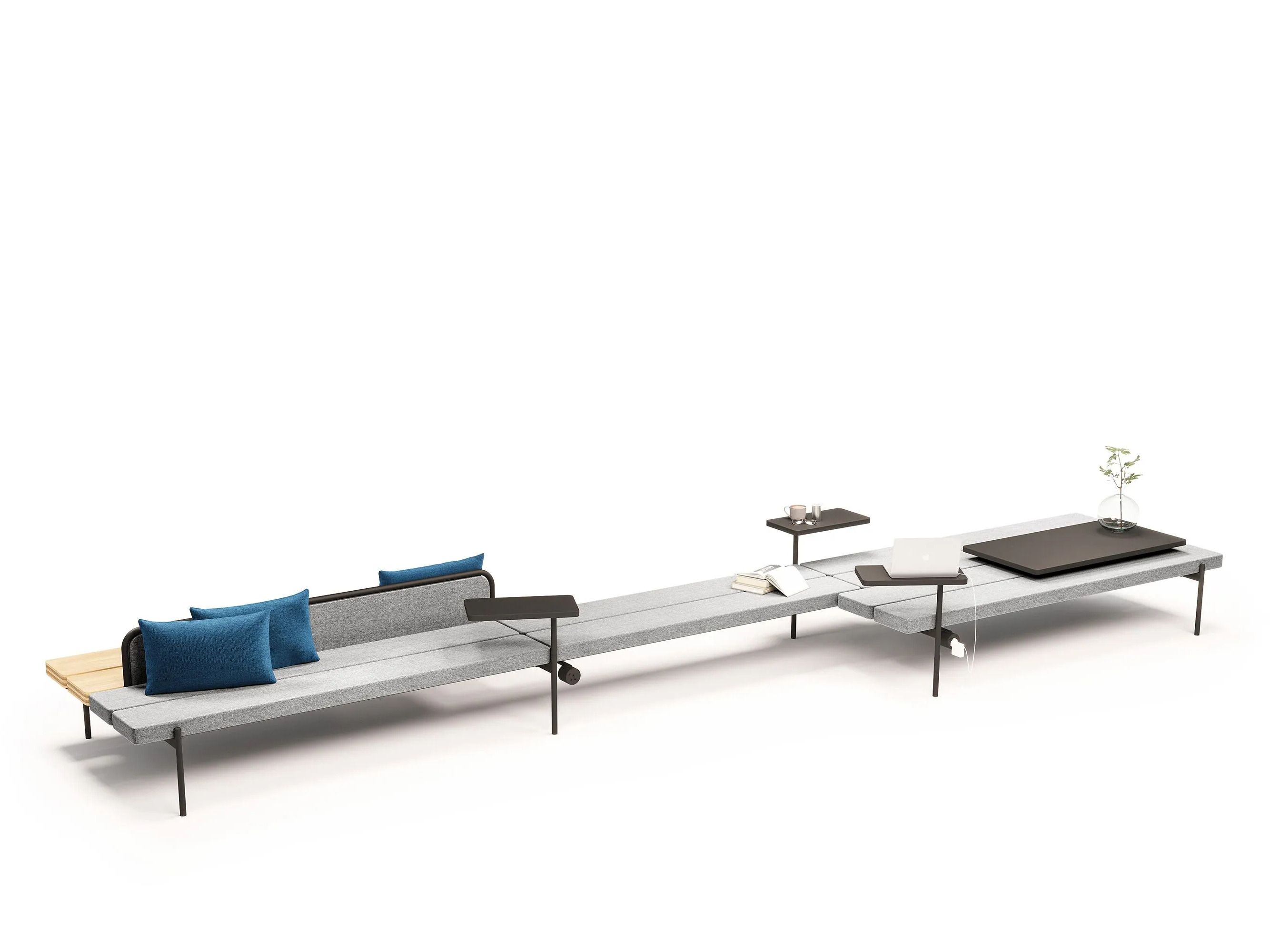 Модульная мягкая скамейка из ткани Established&Sons Island ARCH-00100058