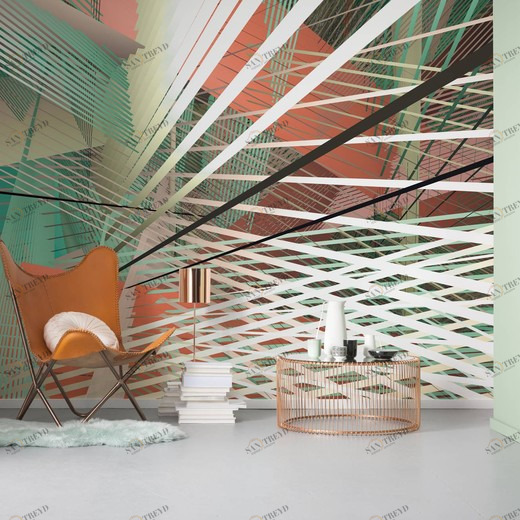 6011A-VD4-Space-Grid-Autumn Фотообои Komar Infinity 2.5х4 м 6011AVD4SPACEGRIDAUTUMN