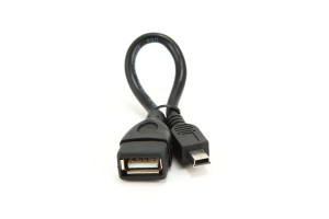 16205124 Кабель USB 2.0 OTG USB-AF/Mini-BM, 0.15м, пакет A-OTG-AFBM-002 Cablexpert