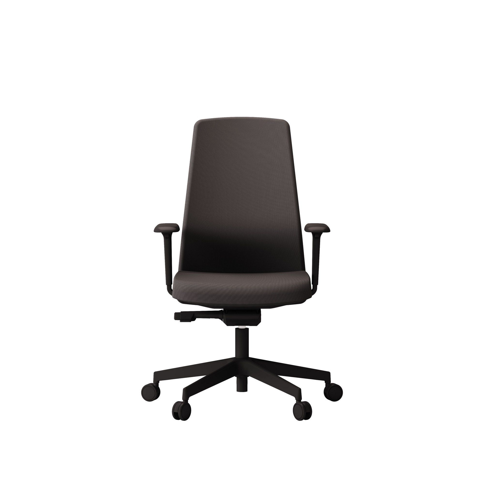 5-спицевое вращающееся офисное кресло с тканевыми колесами Las Mobili обзор ARCH-00038746 - Вид №4