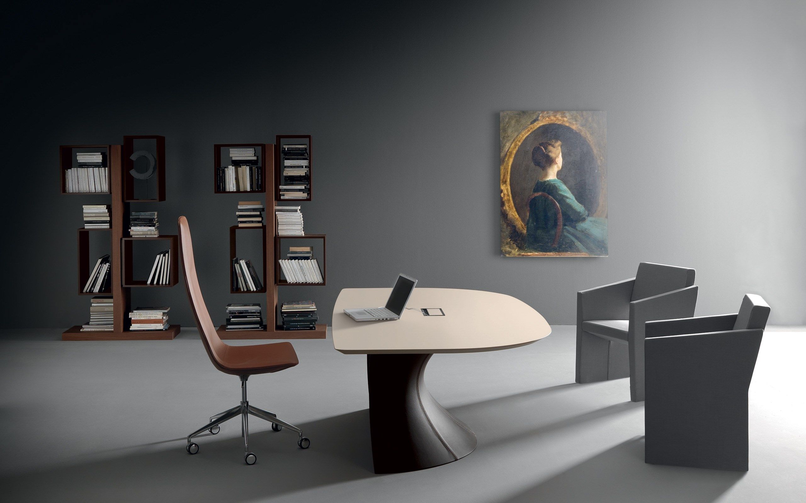 Кожаный исполнительный стол Martex ARCH-00062771 - Вид №2