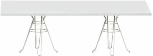 iSimar Прямоугольный садовый стол из стали Capri 9049
