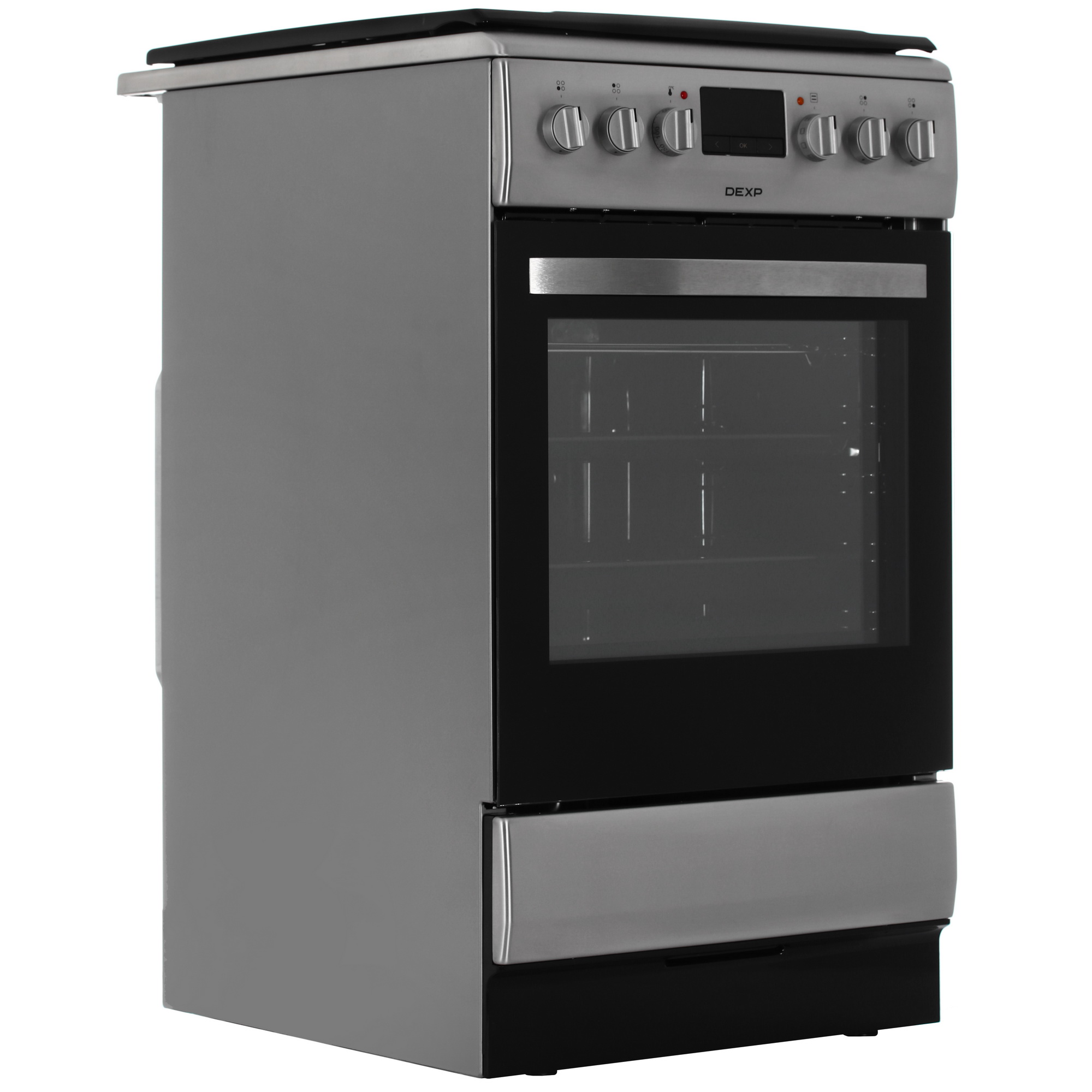 9098496 Комбинированная плита DEXP M35-1SLV серебристый STDN-0109681 - Вид №1