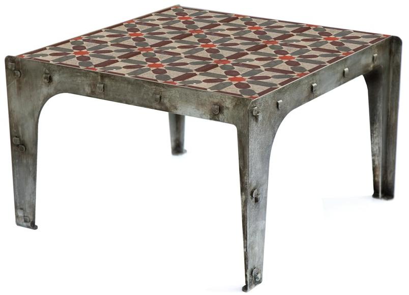 ICI ET LÀ Квадратный журнальный столик для гостиной Handmade metal furniture by ici et là Atbh01 - Вид №1