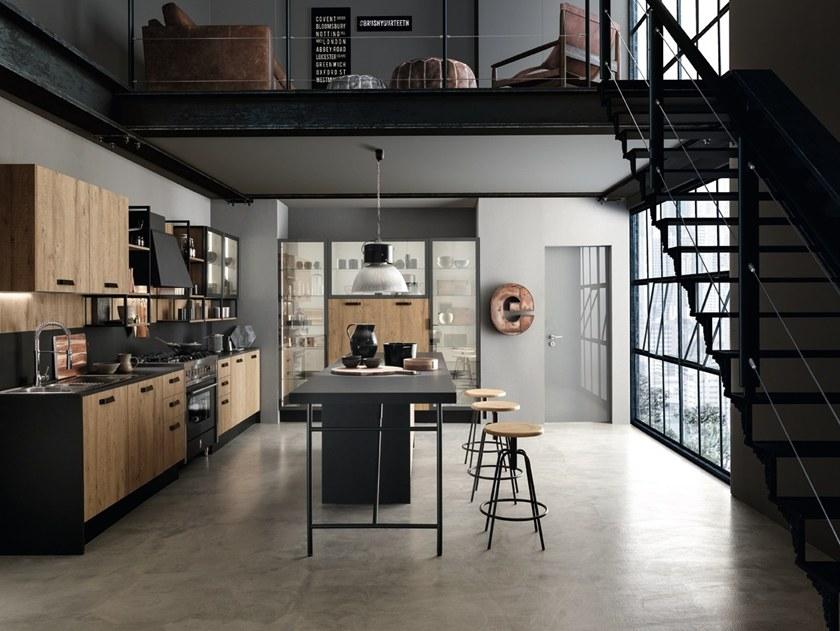 Febal Casa Линейная кухня из fenix-ntm® sun-id-1482484 - Вид №1