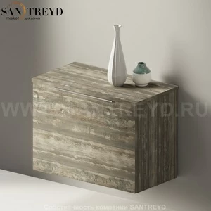 Flaminia BOX Настенная тумба 70 см с 1 ящиком BX422.WE