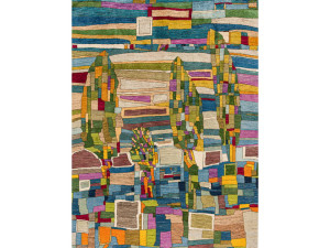 Прямоугольный шерстяной ковер