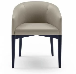 Bodema Мягкое кожаное кресло с подлокотниками  Peg000