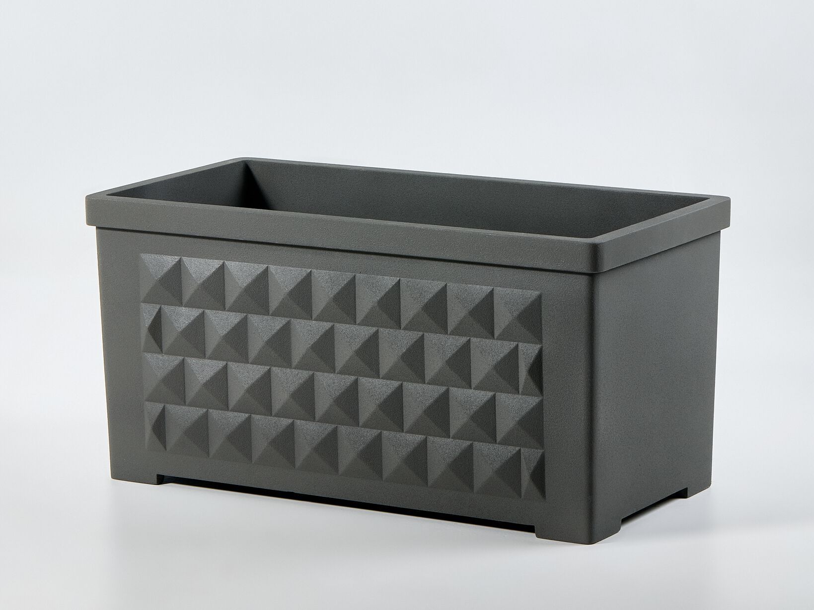 Перерабатываемый двухкомпонентный прямоугольный садовый горшок из смолы Ellemura бриллиант ARCH-00087992 - Вид №7