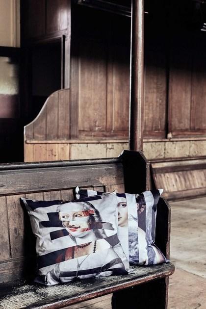 Mineheart Подушка из парусины квадратная  Acc/089-bc  - Вид №1