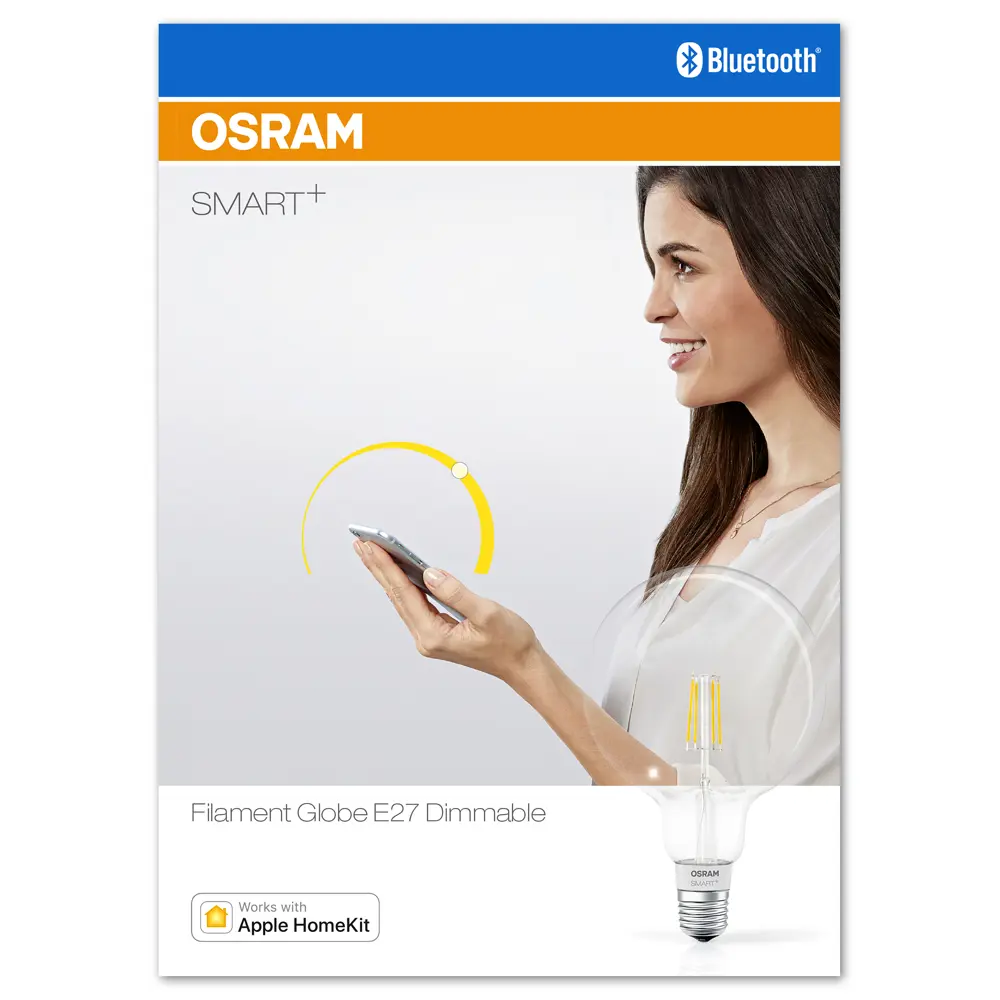Лампа умная светодиодная Osram Smart Plus E27 220-240 В 5.5 Вт шар большой прозрачная 650 лм, теплый белый свет 89143931 STLM-2142052 LEDVANCE  - Вид №4