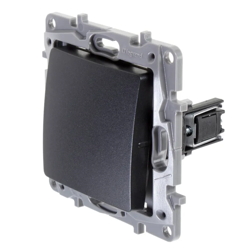 Переключатель Legrand Etika одноклавишный антрацит для скрытого монтажа 17357014 STLM-0008034 - Вид №2