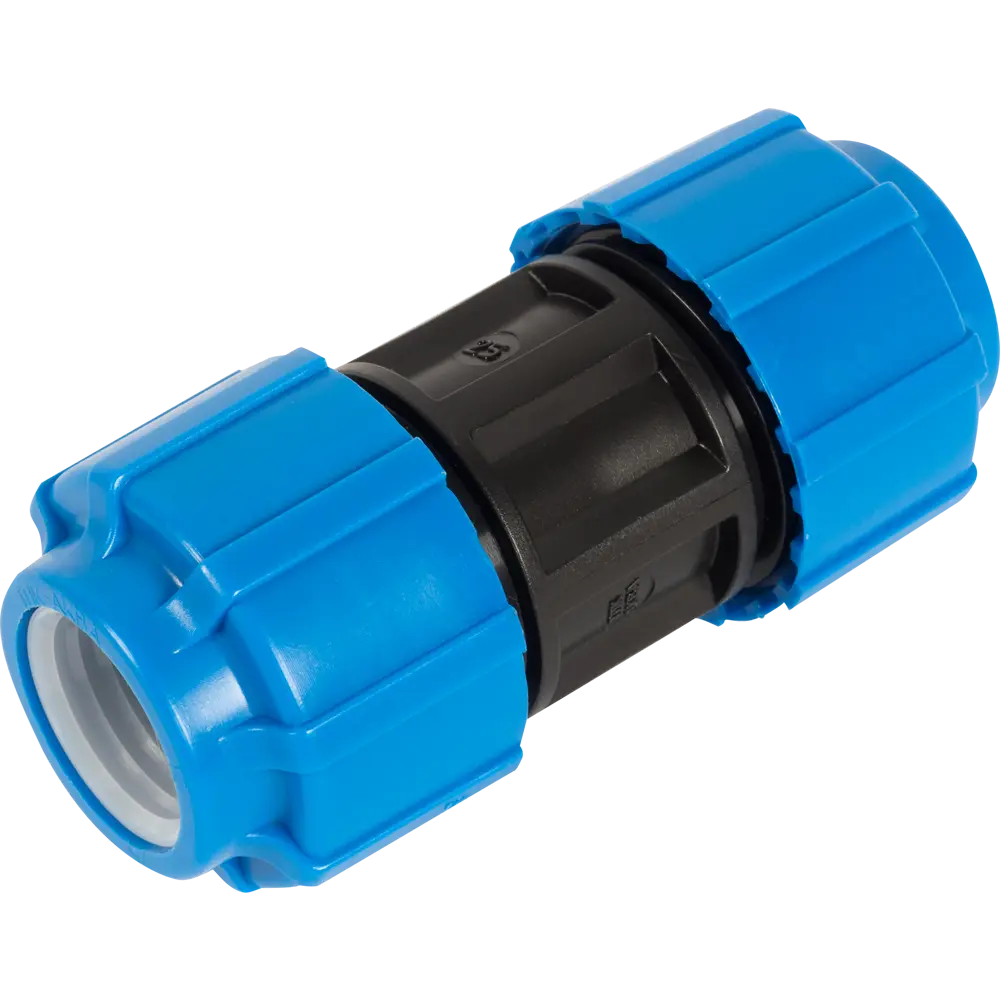 Обжимная муфта ПОЛИТЭК 25x25 мм для полиэтиленовых труб 11738561 STLM-0001448