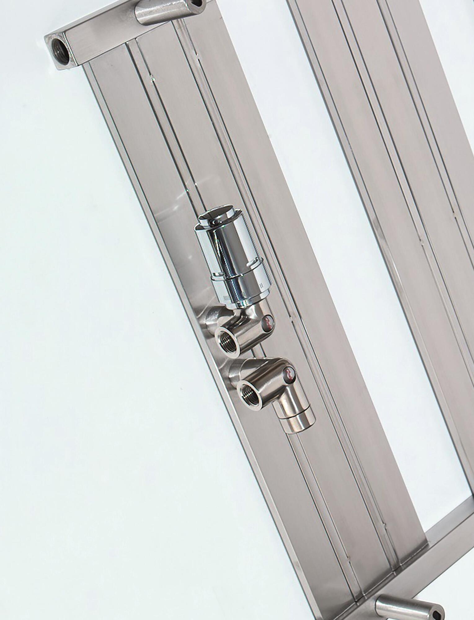 Полотенцесушитель Hammam RADO Stainless steel  комбинированный; электрический или водяной Сталь  - Вид №16