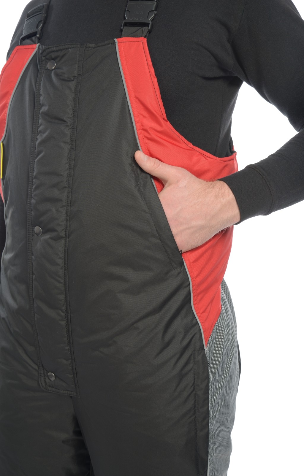 64770 Костюм "Ультра" зимний красно-черный  Зимняя спецодежда  размер 64-66/170-176  - Вид №16