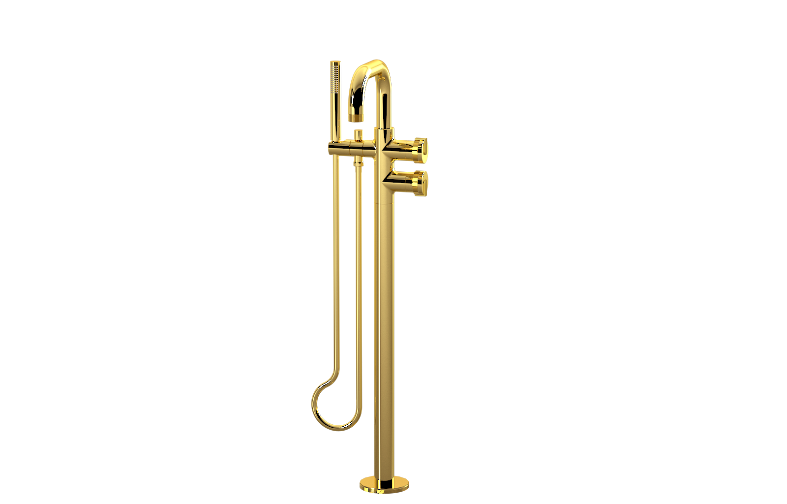 E-11557-R1AU-L1BB-AU Смеситель напольный отдельностоящий (внешняя часть) GRAFF MOD+