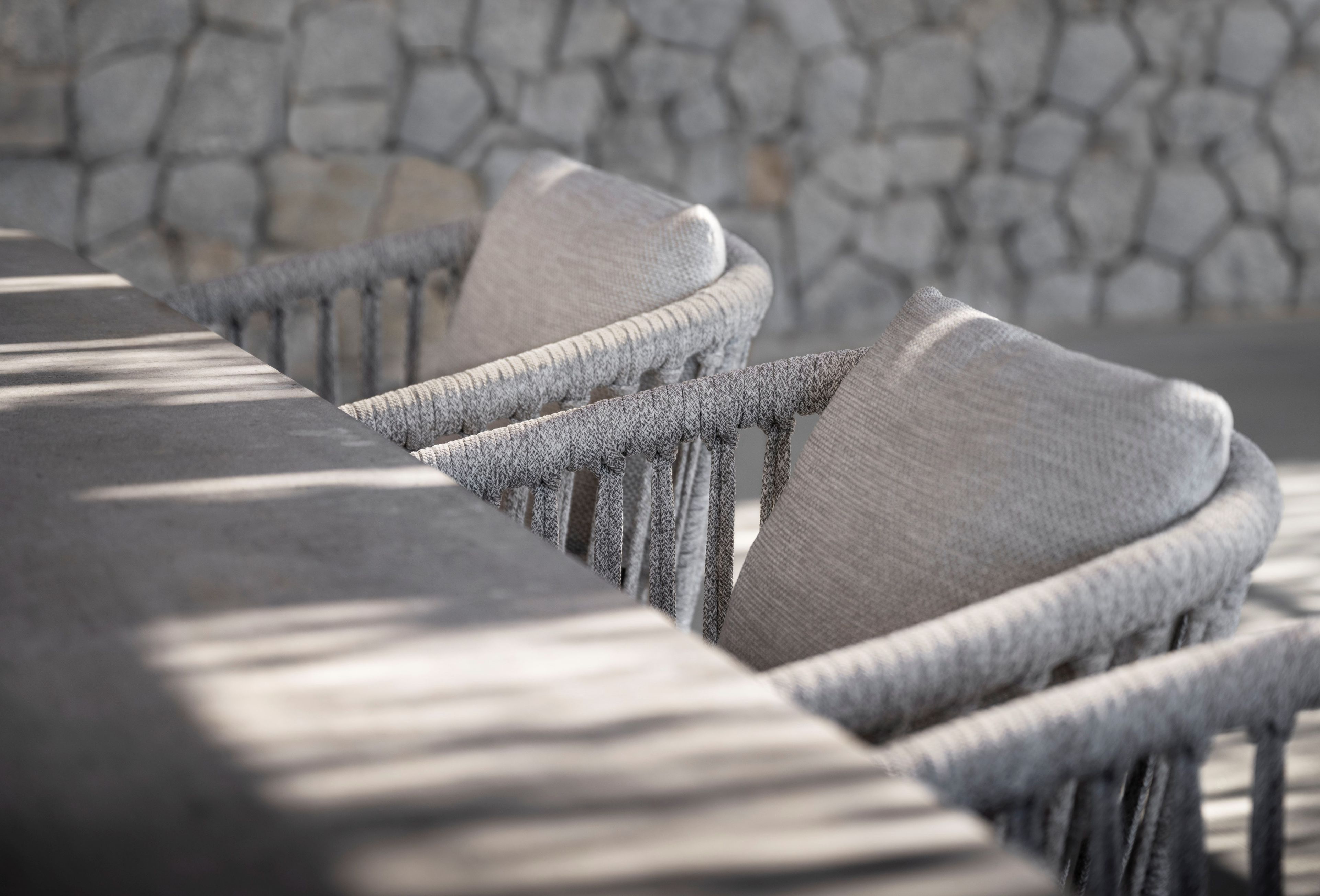 Тканевый садовый стул с подлокотниками Jardinico дерево ARCH-00140512 - Вид №2