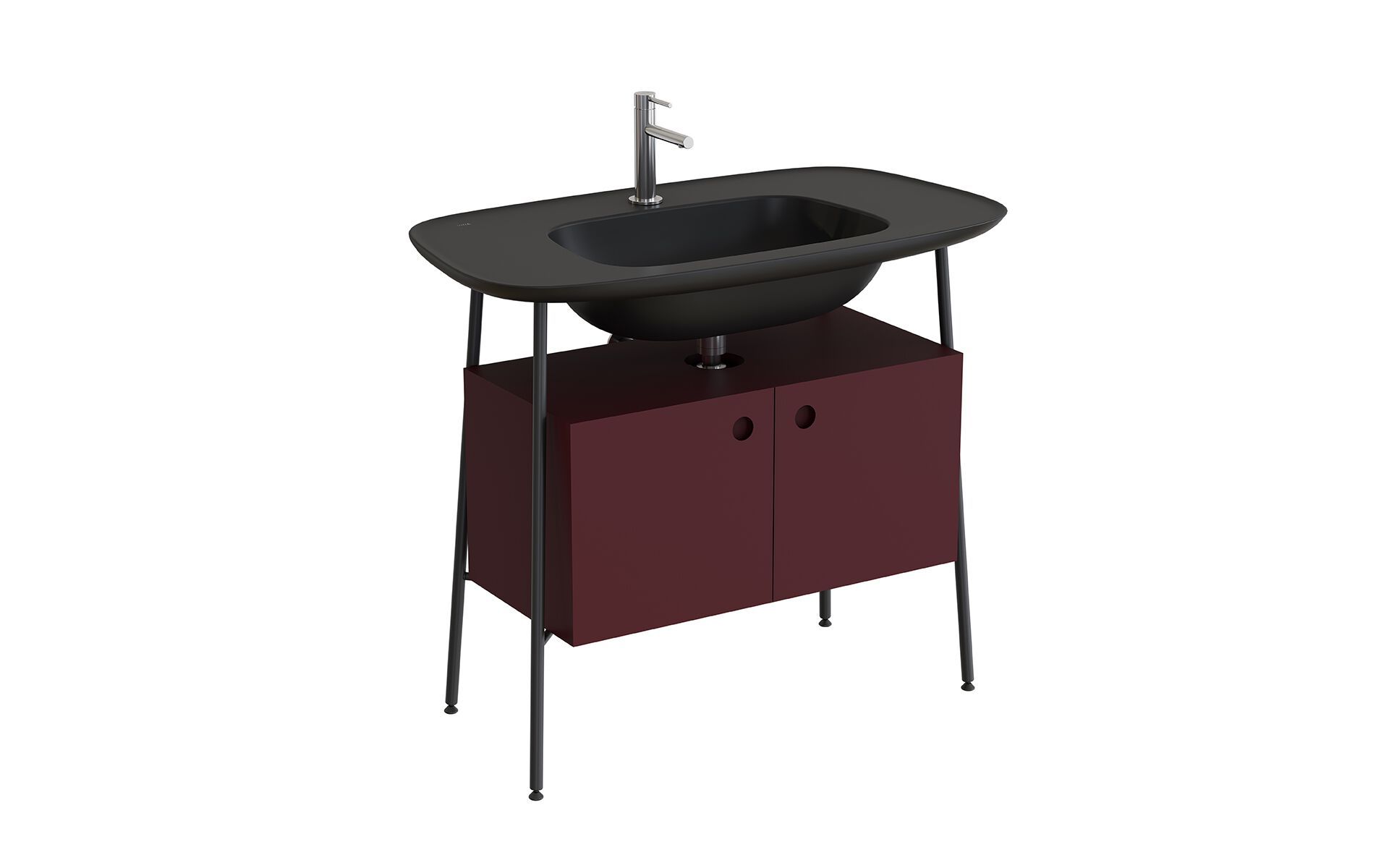 Напольный умывальник со встроенным умывальником VitrA Bathrooms Plural ARCH-00002789 - Вид №2