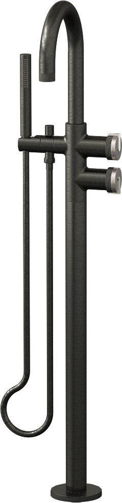 E-11554-R1SN-L1PC-BOX Смеситель напольный отдельностоящий (внешняя часть) GRAFF MOD+