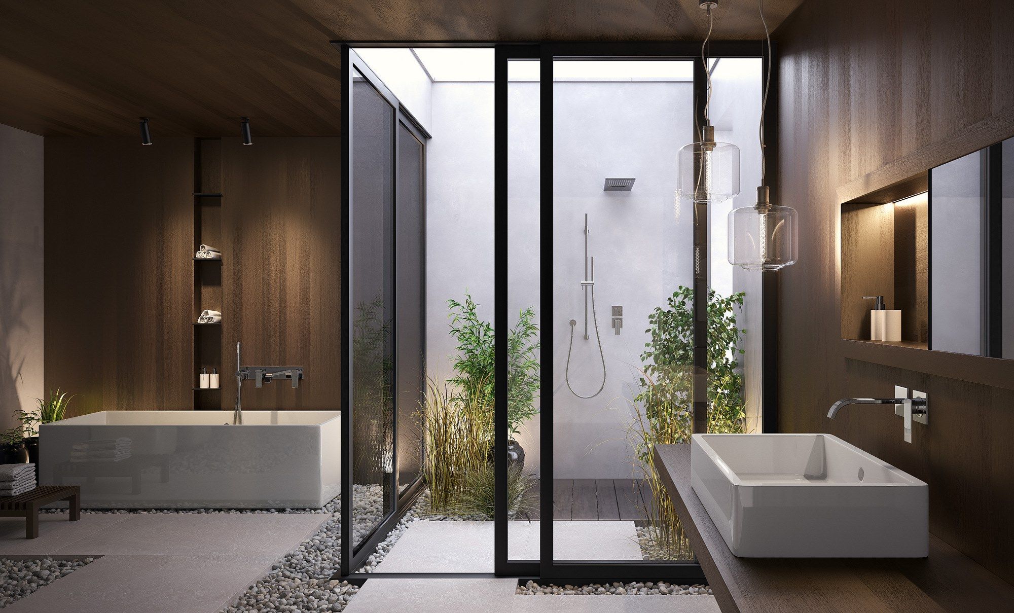 Латунный настенный смеситель для раковины Rubinetterie Treemme ARCH-00095014 - Вид №1