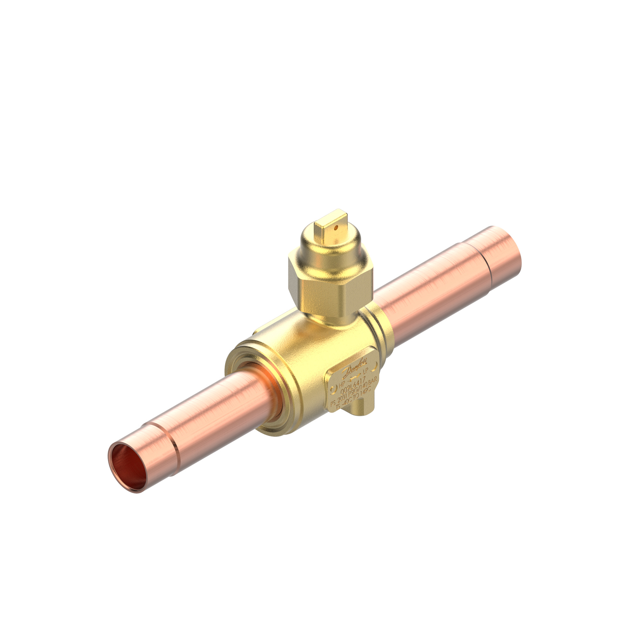 Danfoss GBCT — Запорные шаровые краны для CO2 140 бар GBCT 22s Кран шаровый 009L6420  - Вид №6
