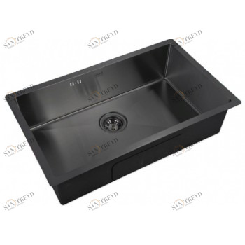 Мойка Zorg INOX-PVD 7444 GRAFIT, Zorg pvd 7444 GRAFIT Мойка кухонная прямоугольная Zorg 