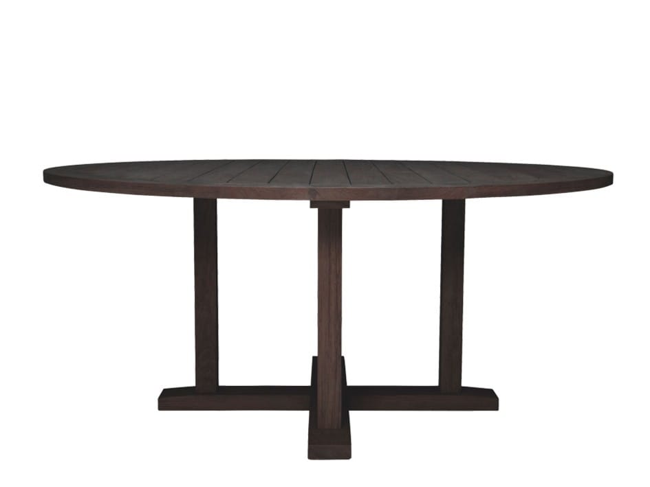 Круглый обеденный стол из тикового дерева JANUS et Cie Беседка ARCH-00081654 - Вид №11