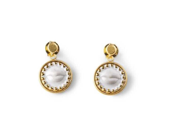 Серьги из фарфора Lladró KISS EARRINGS ARCH-00085631 - Вид №1
