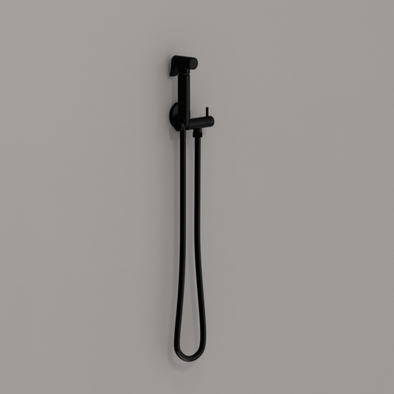 923231 Гигиенический душ, цвет Черный бархат Kerasan Nolita Италия 