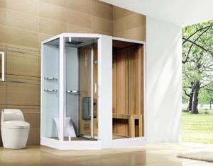 Финская сауна с баней ORANS RS-89103 RS white
