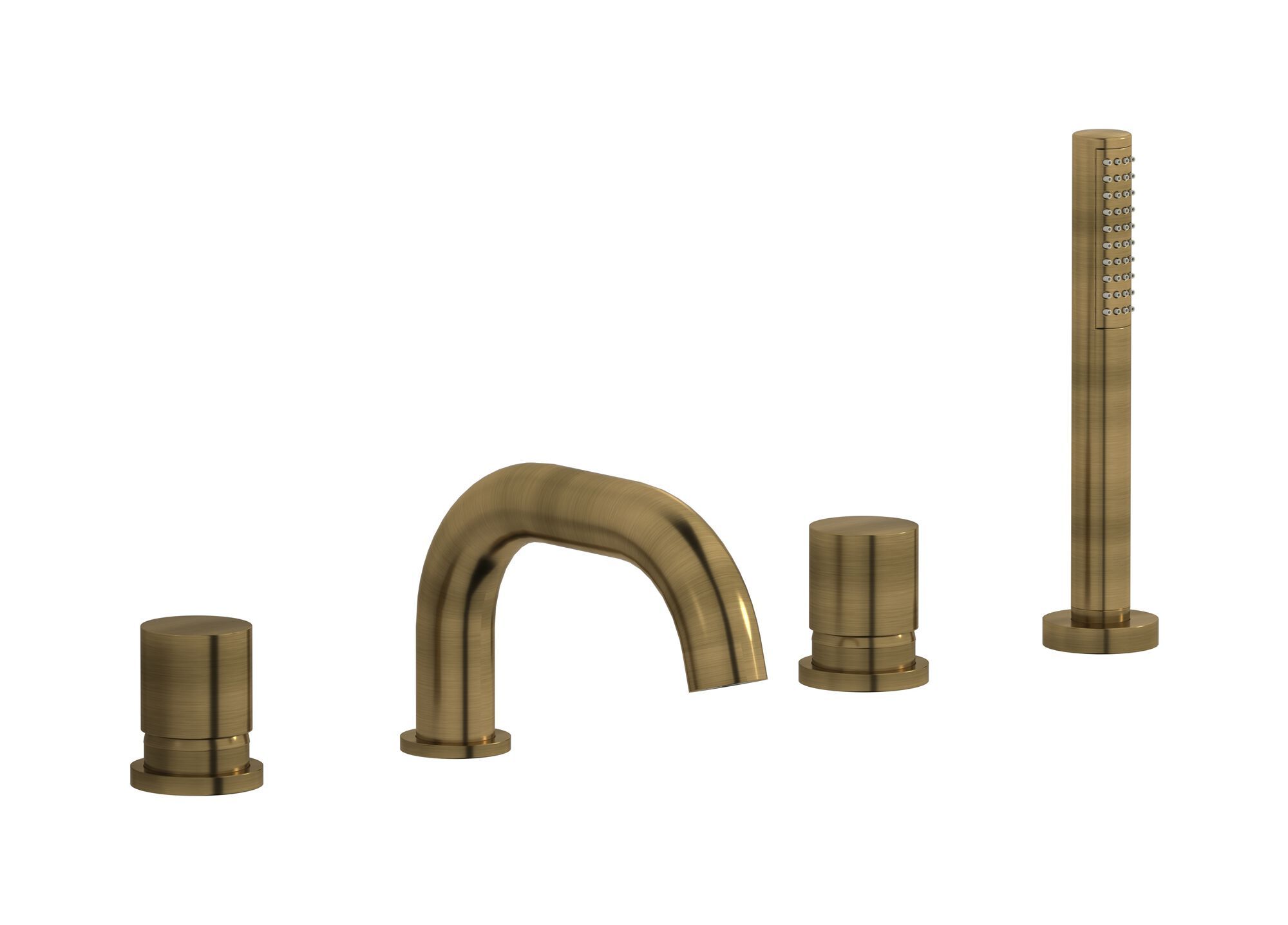 Смеситель для ванны с 4 отверстиями и ручным душем IB Brera ARCH-00040915 - Вид №4